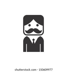 mustache guy barber