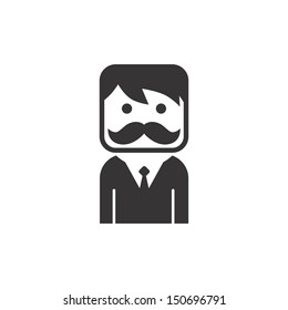 mustache guy old