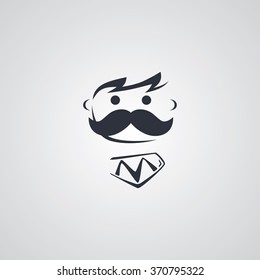 mustache hero guy