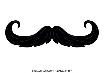 mustache hipster silhouette style isolated icon