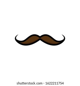 Mustache icon. Design template vector