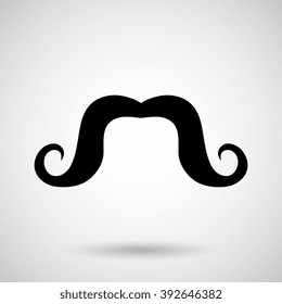 mustache icon design, vector illustration eps10 graphic 