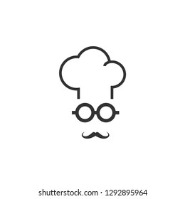 Mustache icon graphic design template vector isolated
