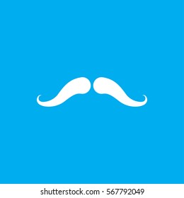 mustache icon. illustration isolated vector sign symbol