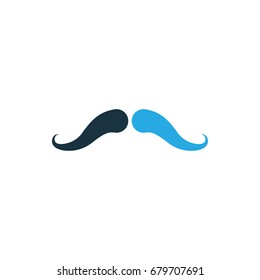 mustache icon illustration isolated vector sign symbol