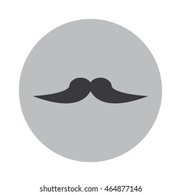 Mustache icon illustration  vector isolated sign symbol