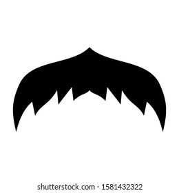 mustache icon isolated sign symbol vector illustration - high quality black style vector icons
