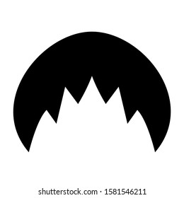 mustache icon isolated sign symbol vector illustration - high quality black style vector icons
