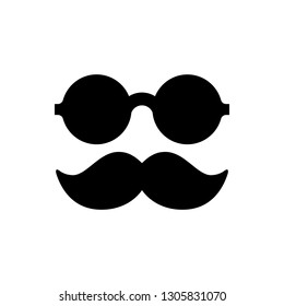 mustache icon logo