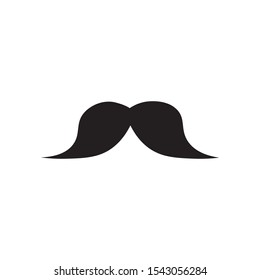 mustache icon logo vector design 
