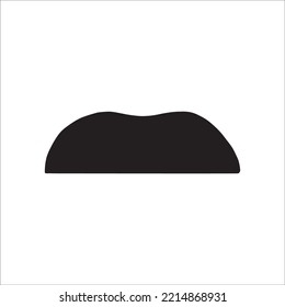 mustache icon logo vector design