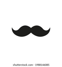 Mustache icon. Men's mustache. Vector graphics