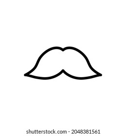 mustache icon, moustache icon vector illustration
