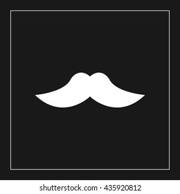 mustache icon. mustache sign