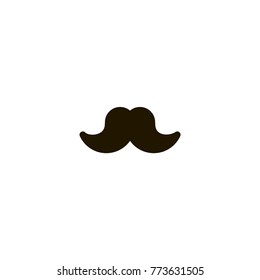 mustache icon. sign design