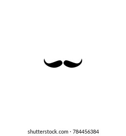 mustache icon. sign design