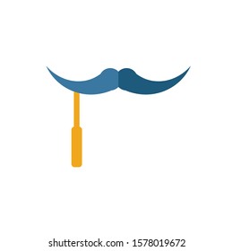 Mustache icon. Simple element from party icon icons collection. Creative Mustache icon ui, ux, apps, software and infographics.