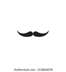 mustache icon template vector design