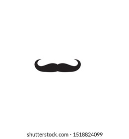 mustache icon template vector design