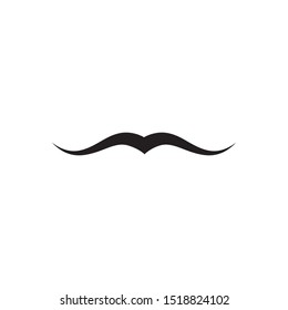 mustache icon template vector design