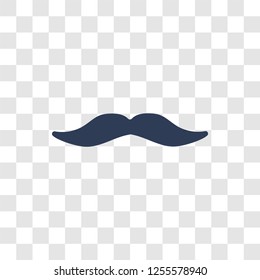 Mustache icon. Trendy Mustache logo concept on transparent background from Birthday party and wedding collection