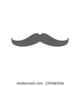 mustache icon vector