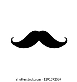 mustache icon vector