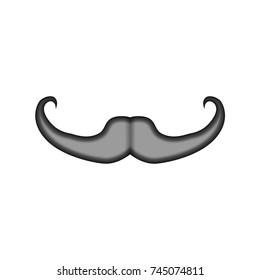Mustache icon in vector.