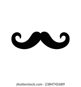  símbolo de barra vectorial de bigotes 