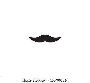 Mustache Icon Vector Design Element Logo Template