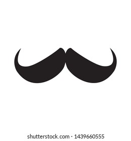 mustache icon vector design template