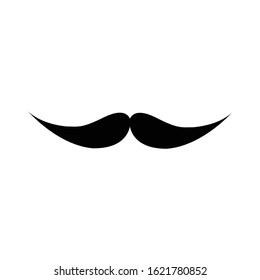 Mustache icon vector design template ilustrasi