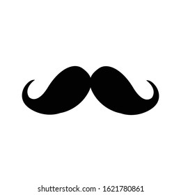 Mustache icon vector design template ilustrasi