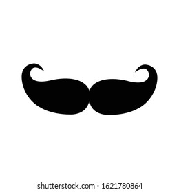 Mustache icon vector design template ilustrasi