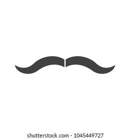 Mustache icon vector for Father's day