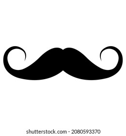 Mustache Symbol . Vektorgrafik