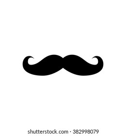 Mustache icon . Vector illustration