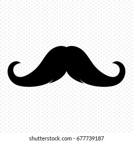 mustache icon - Vector illustration