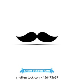 Mustache icon vector illustration EPS 10.