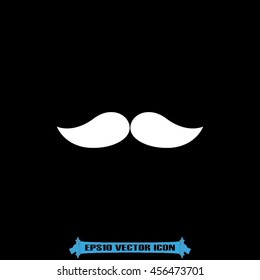 Mustache icon vector illustration EPS 10.