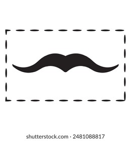mustache icon vector illustration symbol design