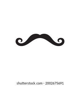 mustache icon vector illustration template design
