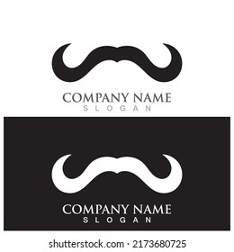 mustache icon vector illustration template design