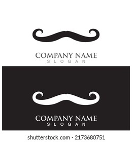 mustache icon vector illustration template design