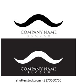 mustache icon vector illustration template design