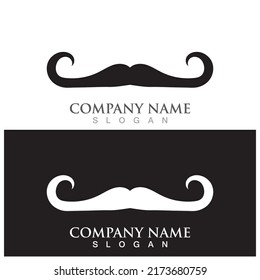 mustache icon vector illustration template design