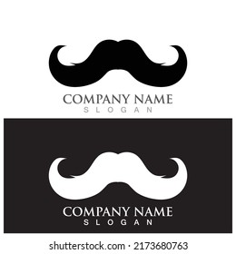 mustache icon vector illustration template design