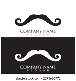 mustache icon vector illustration template design