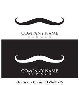 mustache icon vector illustration template design