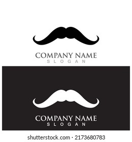 mustache icon vector illustration template design